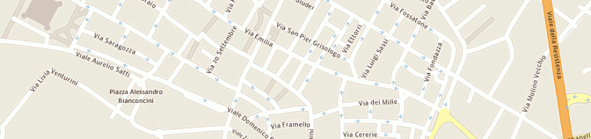 Mappa della impresa la nuova estetica di valgimigli brunella e c snc a IMOLA