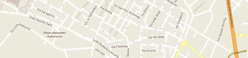 Mappa della impresa cane' autoservizi a IMOLA