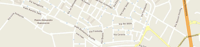Mappa della impresa associazione trama di terre a IMOLA