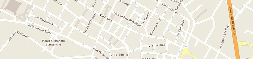 Mappa della impresa steven srl a IMOLA