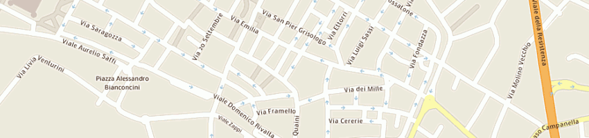 Mappa della impresa banco alimentare comitato dell'emilia romagna a IMOLA