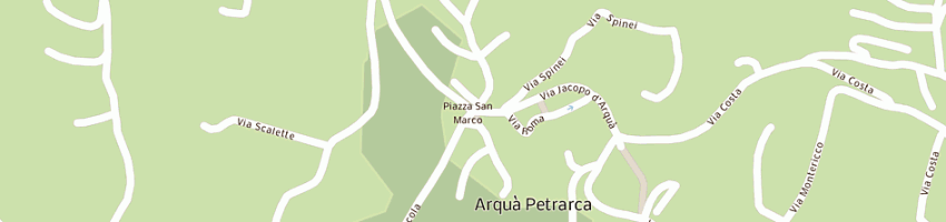 Mappa della impresa banca di credito cooperativo euganea di ospedaletto euganeo scarl a ARQUA PETRARCA