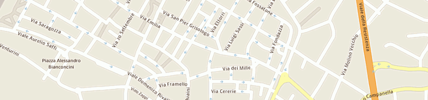Mappa della impresa passeri mario a IMOLA