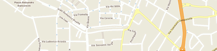 Mappa della impresa pixel di bittini sabrina e c sas a IMOLA
