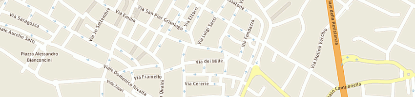 Mappa della impresa sorce g e vannini l e c sas a IMOLA