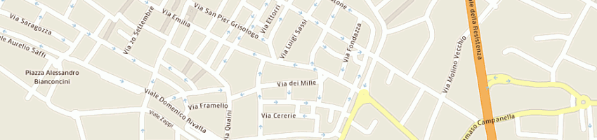 Mappa della impresa vedior lavoro temporaneo spa a IMOLA