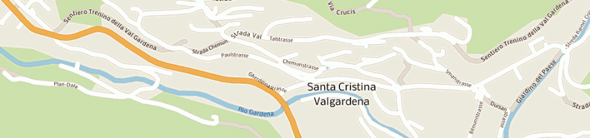 Mappa della impresa casa bimbo - tagesmutter societa' coopva sociale a rl a SANTA CRISTINA VALGARDENA