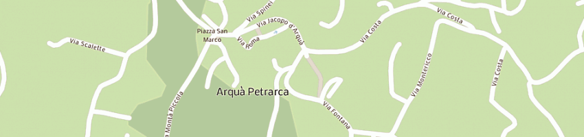 Mappa della impresa ente parco dei colli euganei a ARQUA PETRARCA