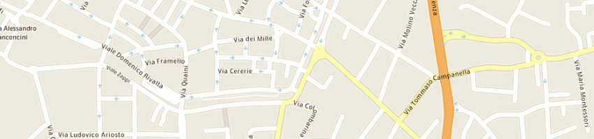 Mappa della impresa zena e c (snc) a IMOLA
