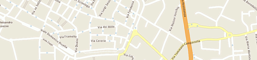 Mappa della impresa edicola morini snc a IMOLA