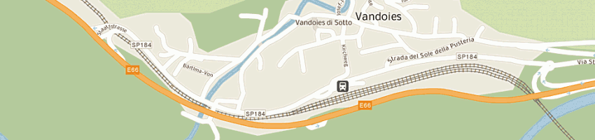 Mappa della impresa biblioteca vandoies di sotto a VANDOIES