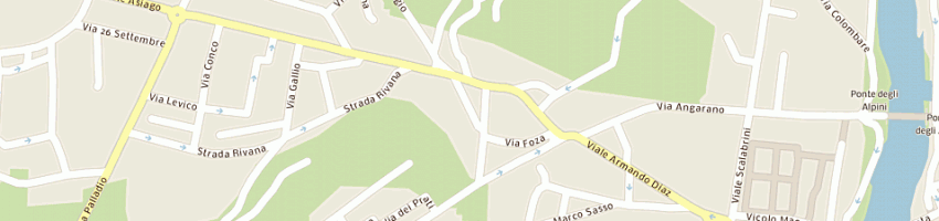 Mappa della impresa unione sportiva angarano a BASSANO DEL GRAPPA