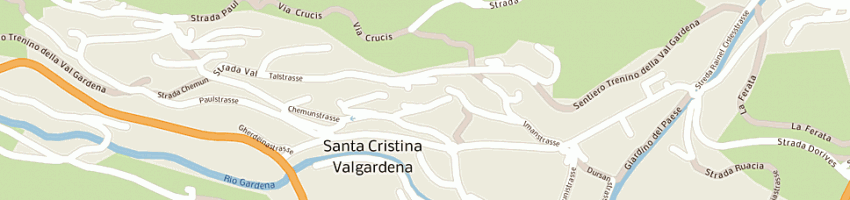 Mappa della impresa pitscheider franz a SANTA CRISTINA VALGARDENA