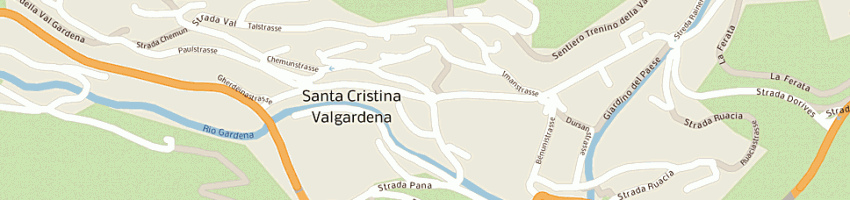Mappa della impresa chipware a SANTA CRISTINA VALGARDENA
