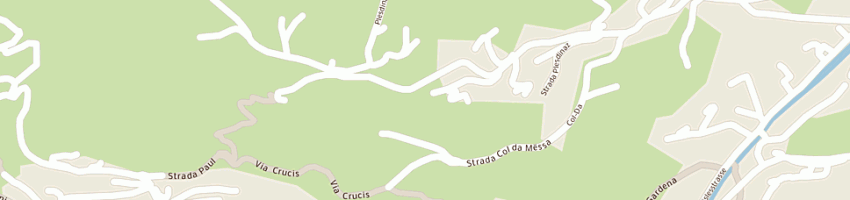 Mappa della impresa runggaldier vincenzo a SANTA CRISTINA VALGARDENA
