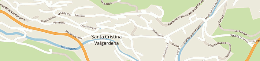 Mappa della impresa demetz adolfo a SANTA CRISTINA VALGARDENA