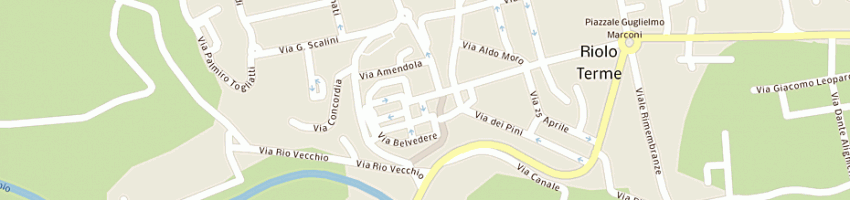 Mappa della impresa marco calzature di maretti marco a RIOLO TERME