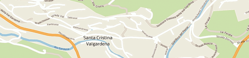 Mappa della impresa demetz erich a SANTA CRISTINA VALGARDENA