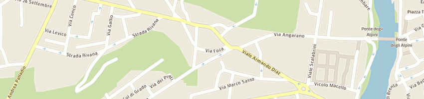 Mappa della impresa mora giobatta a BASSANO DEL GRAPPA