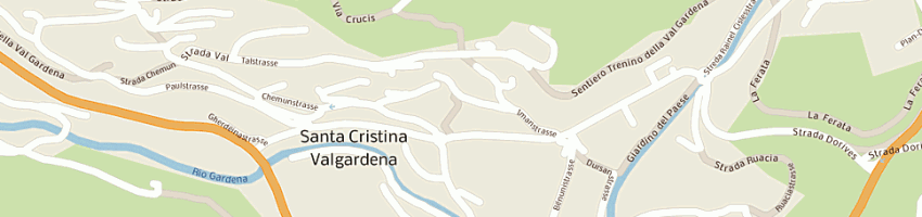 Mappa della impresa casa metz a SANTA CRISTINA VALGARDENA