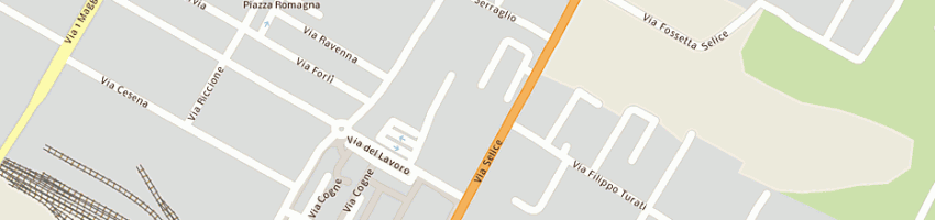 Mappa della impresa naldi auto (srl) a IMOLA