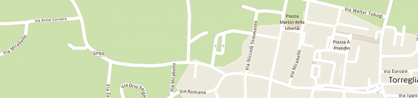 Mappa della impresa estetica e solarium gocce di rugiada a TORREGLIA