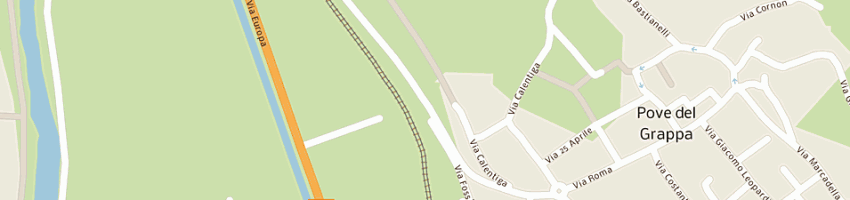 Mappa della impresa bertin diego giovanni - agente vitasol a POVE DEL GRAPPA