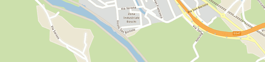 Mappa della impresa manfio giovanni a POVE DEL GRAPPA