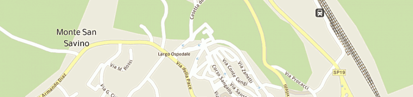 Mappa della impresa faralli mirco a MONTE SAN SAVINO