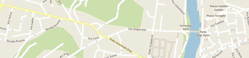 Mappa della impresa bar angarano sas di colosimo donatella a BASSANO DEL GRAPPA