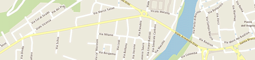 Mappa della impresa mantoan roberto a BASSANO DEL GRAPPA