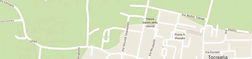 Mappa della impresa povoleri guido a TORREGLIA