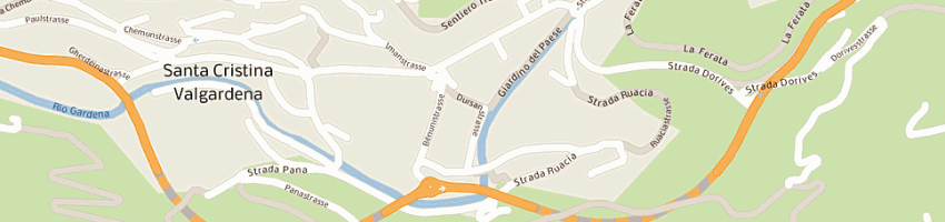 Mappa della impresa salone yvonne a SANTA CRISTINA VALGARDENA