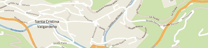 Mappa della impresa demetz rainer a SANTA CRISTINA VALGARDENA