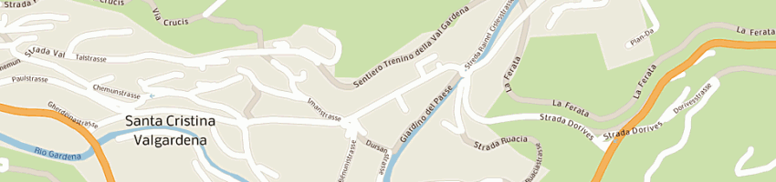 Mappa della impresa eschgfaller johann e co snc a SANTA CRISTINA VALGARDENA