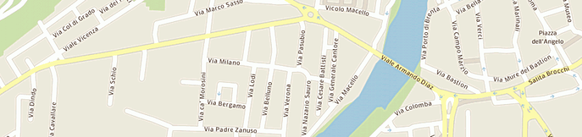 Mappa della impresa banca intesa spa a BASSANO DEL GRAPPA