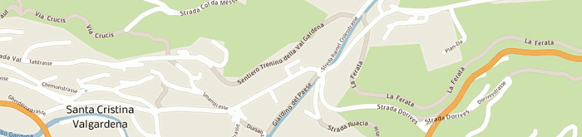 Mappa della impresa demetz maciaconi srl a SANTA CRISTINA VALGARDENA