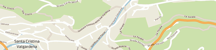 Mappa della impresa boutique la parisienne a SANTA CRISTINA VALGARDENA