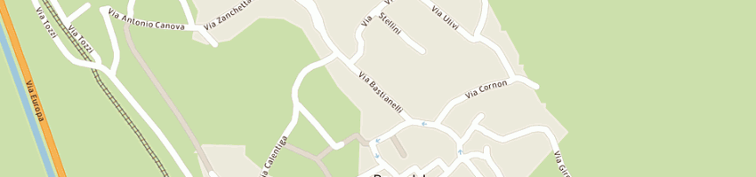 Mappa della impresa tedesco silvano a POVE DEL GRAPPA