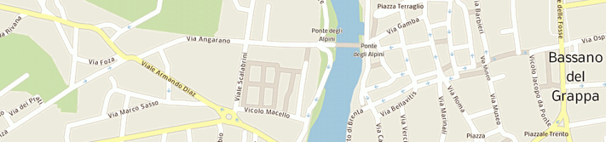 Mappa della impresa soppelsa gabriele a BASSANO DEL GRAPPA