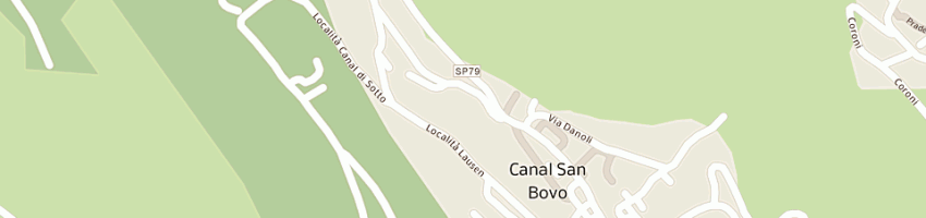 Mappa della impresa autotrasporti flli grisotto di grisotto egidio e c sas a CANAL SAN BOVO