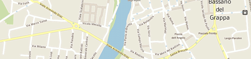 Mappa della impresa diemme confezioni srl a BASSANO DEL GRAPPA