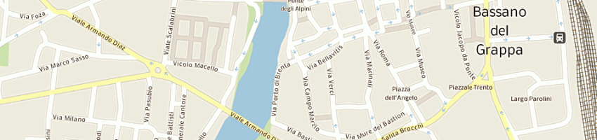 Mappa della impresa banca popolare di marostica a BASSANO DEL GRAPPA