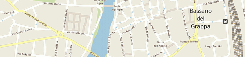 Mappa della impresa studio tecnico ass agostinelli geom g e multineddu geom m a BASSANO DEL GRAPPA