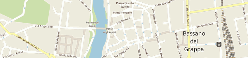 Mappa della impresa compel di comparin elio a BASSANO DEL GRAPPA