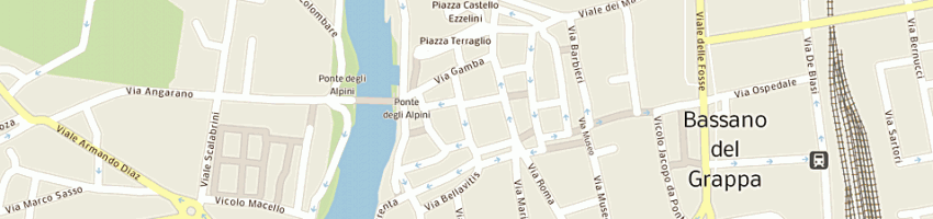 Mappa della impresa luciana alessi (sas) a BASSANO DEL GRAPPA