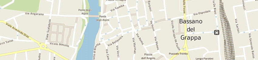Mappa della impresa banca intesa spa a BASSANO DEL GRAPPA