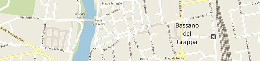 Mappa della impresa locafit locazione macchinari industriali spa a BASSANO DEL GRAPPA