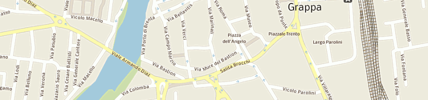 Mappa della impresa reginato (sas) a BASSANO DEL GRAPPA