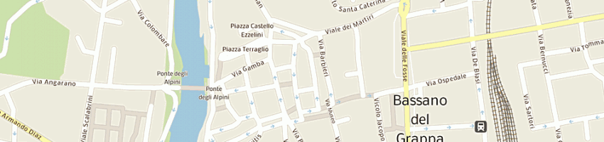 Mappa della impresa ctr srl a BASSANO DEL GRAPPA